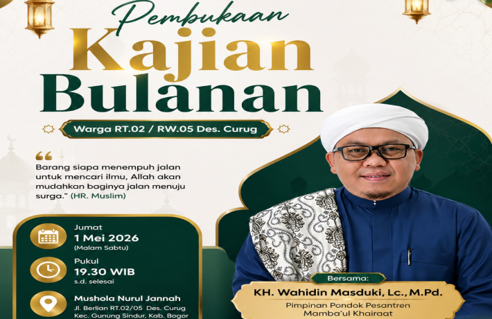 Pembukaan Pengajian Bulanan 2026