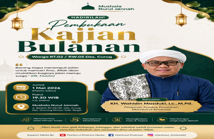 Pembukaan Pengajian Bulanan 2026